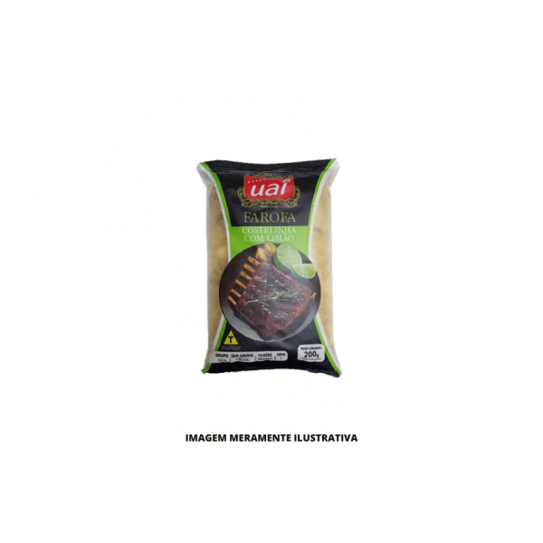 FAROFA UAI TEMPERADA COST LIMAO 200G
